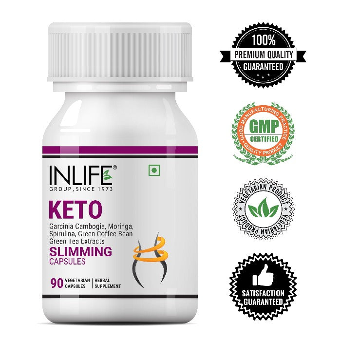INLIFE Keto Slimming Supplement – 90 Vegetarian Capsules