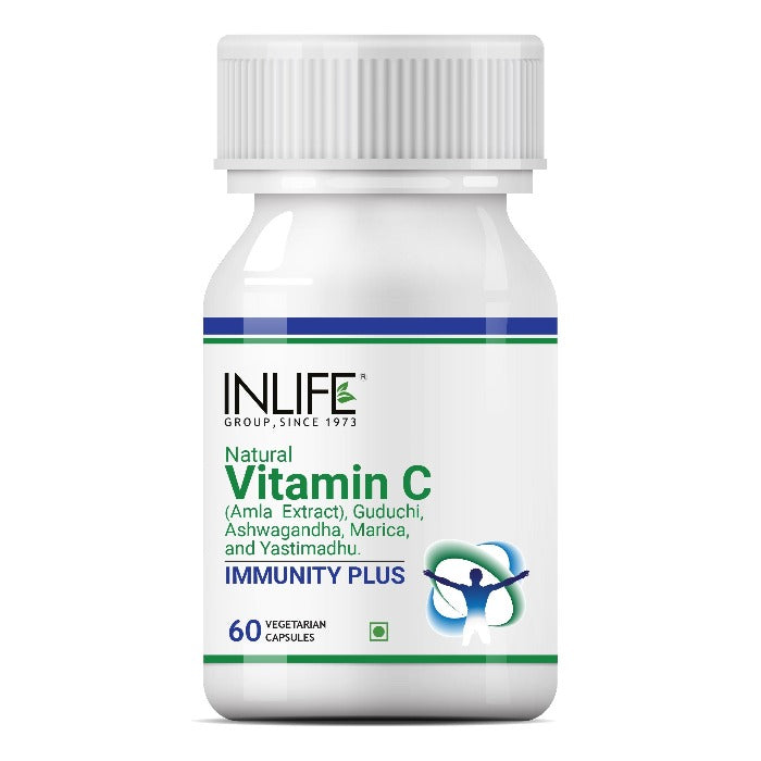 INLIFE Immunity Plus Supplement, 500mg - 60 Vegetarian Capsules