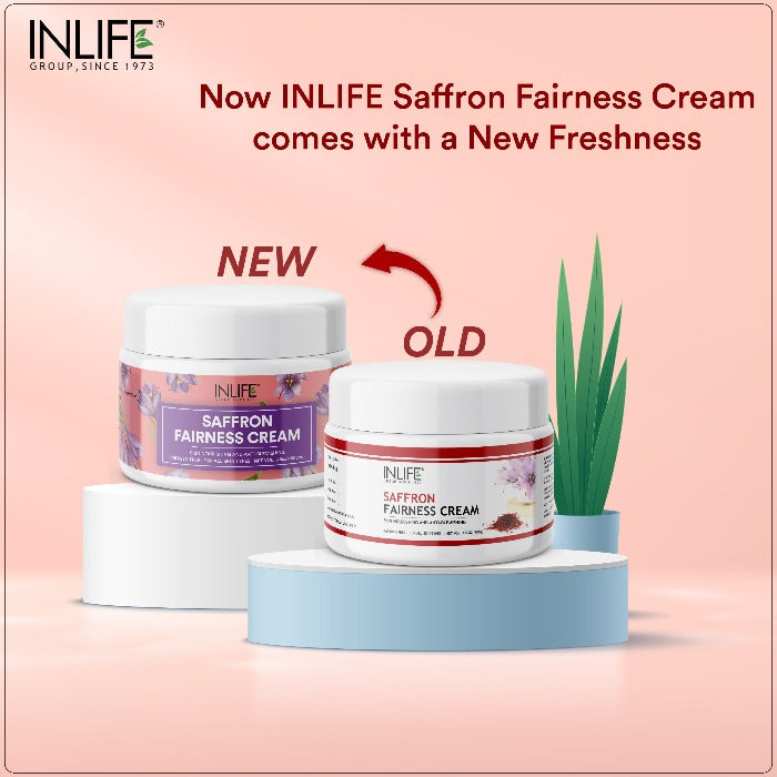 INLIFE Natural Saffron Fairness Cream- 100gms
