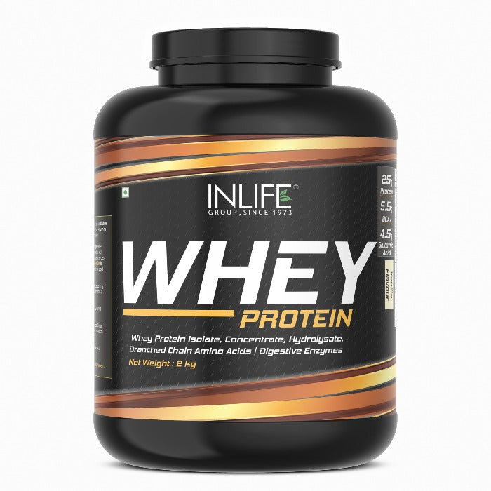 INLIFE Whey Protein Powder, Bodybuilding Supplement